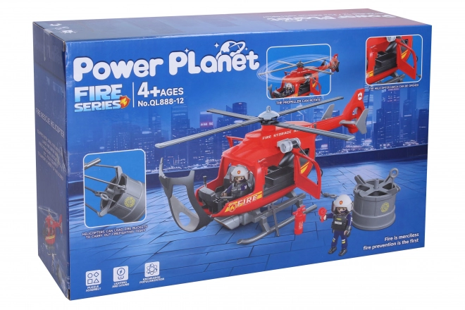 Brandmændenes helikopter med effekter 38cm