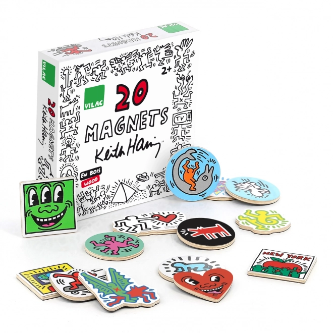 Vilac Træ Magnetter Keith Haring