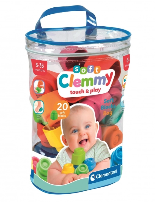 Bløde Clemmy Klodser Pose - 20 dele