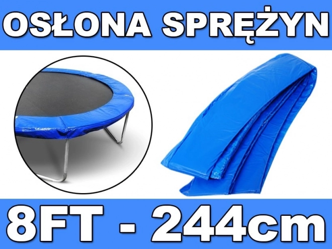 SkyRamiz Blå beskyttelseskrave til fjeder til havetrampolin 244 cm/8FT