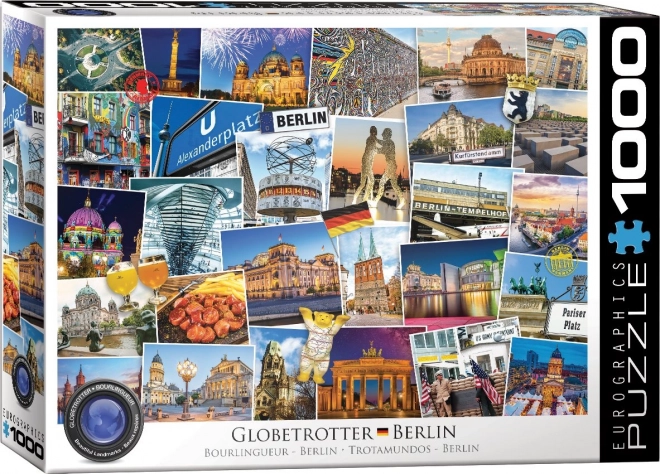 EUROGRAPHICS Puzzle Verdensrejsende Berlin 1000 brikker