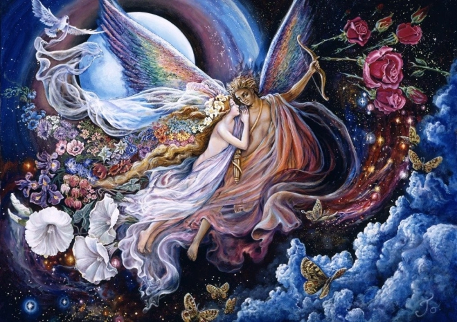 Grafika puslespil Psyche og Eros 1500 brikker