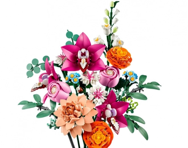 Lego Botanicals smuk buket af lyserøde blomster