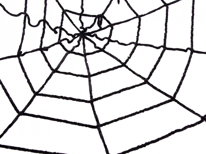 Kunstig sort edderkoppespind til Halloween