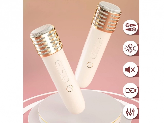 Mikrofon med trådløs højttaler og Bluetooth