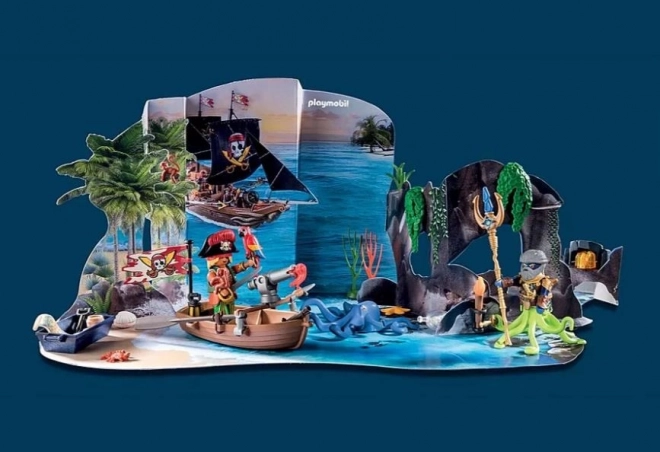 Sæt af piratfigurer 71636 Pirater julekalender
