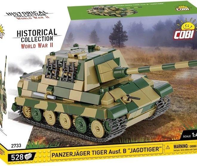 Konstruktionssæt Tank Panzerjäger Tiger Ausf. B Jagdtiger