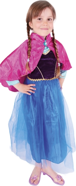 Børnekostume prinsesse vinterkongeriiget Anika Deluxe – E-emballage