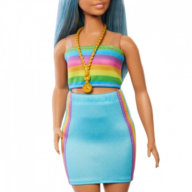 Barbie Fashionistas lange blå hår