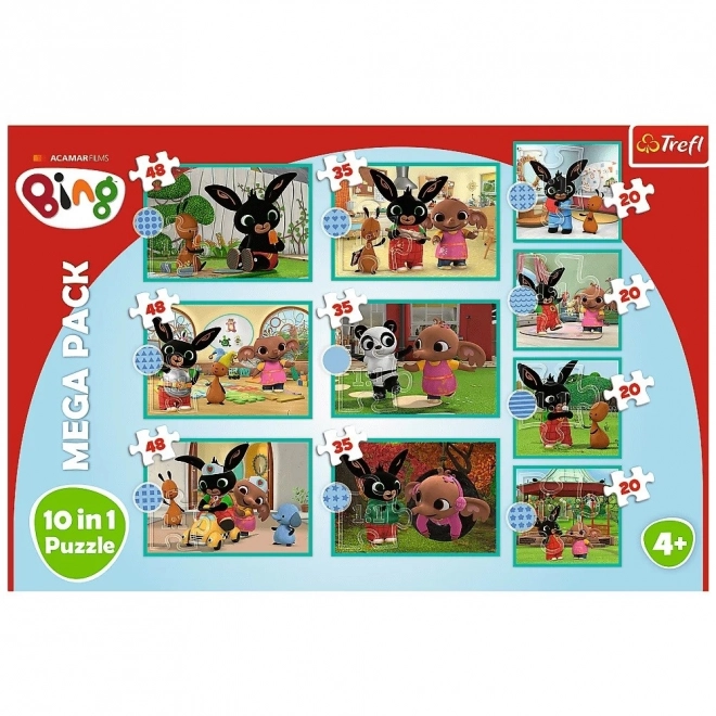 Mega Pakke Puzzle Bing 10i1