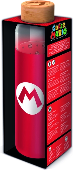 Glasflaske med etui 585 ml – SUPER MARIO
