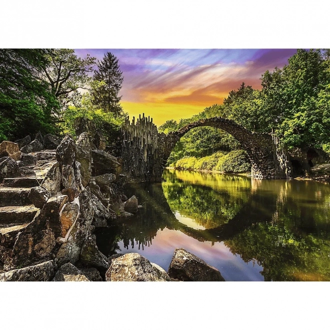 TREFL Puslespil Premium Plus Foto Odyssey: Rakotzbrücke i Kromlau 1000 brikker