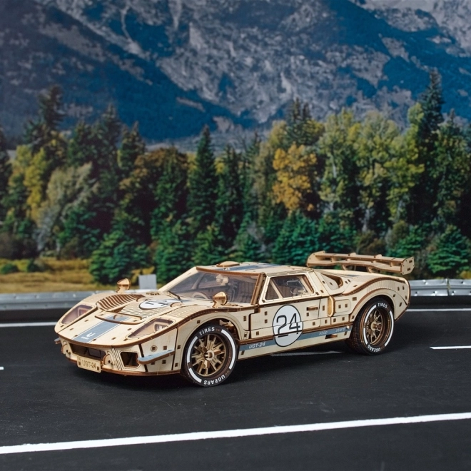 Ugears 3D træ mekanisk puslespil Endurance Racer