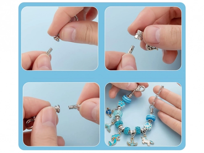 Perler i kiste vedhæng vedhæng DIY armbånd ZA5207