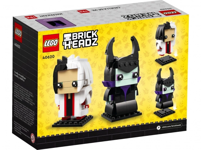LEGO BrickHeadz 40620 Cruella og Maleficent