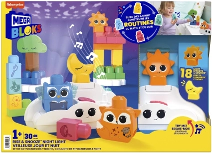 Mega Bloks Vågn og Sov natlys med figurer