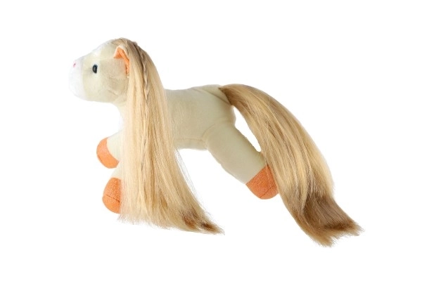 Enhjørning i taske - orange 18 cm