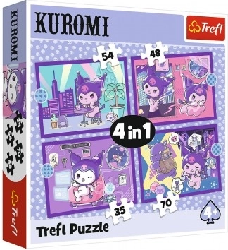 Puzzle Den med Kuromi 4i1