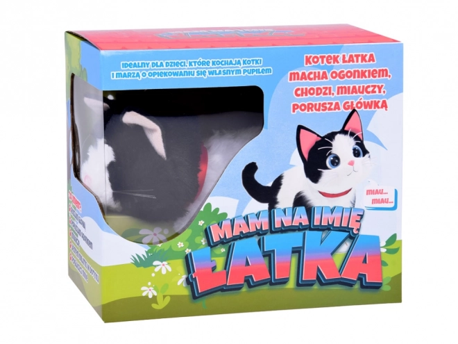Interaktiv plys kat