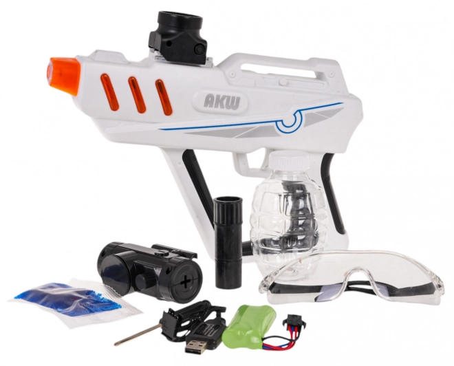 Vandkuglepistol + tilbehør