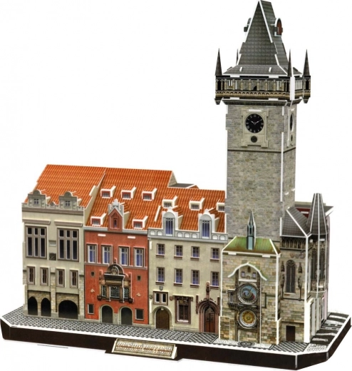 3D-puslespil Den Astronomiske Ur i Den Gamle By, 137 brikker
