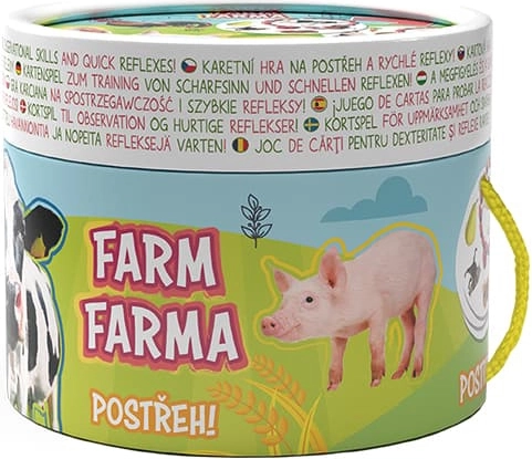Observationskortspillet FARMA med malebog