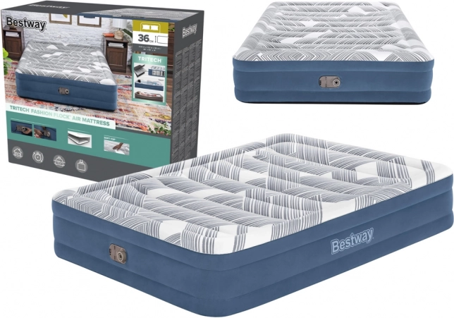 Oppustelig madras Bestway 203 x 152 x 36 cm