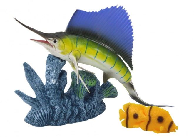 Figur af sværdfisk Koralrev Fisk