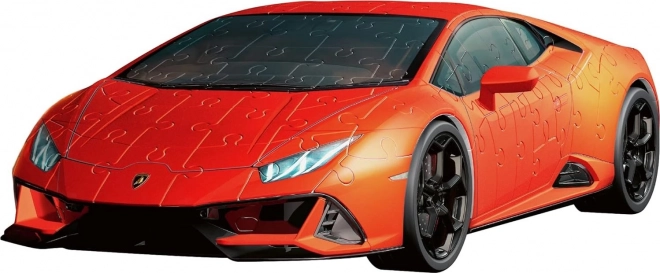 Puslespil 108 brikker 3D Køretøjer Lamborghini Huracan Evo Arancio