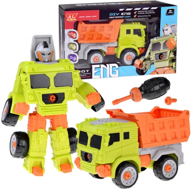 Super byggemaskine-robot 2-i-1 – Dumptruck