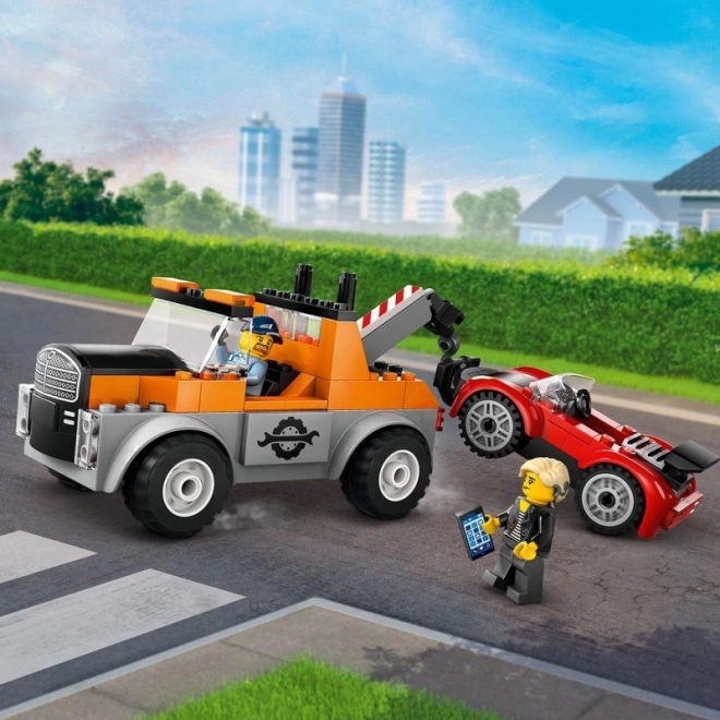 LEGO City 60435 Autotransporter og sportsvognsreparation
