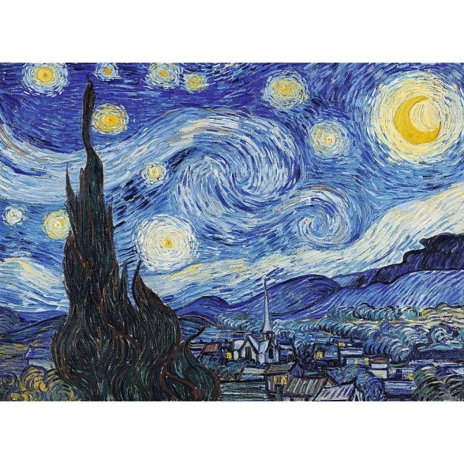 Træpuslespil Vincent van Gogh - Stjernenatten 200 brikker