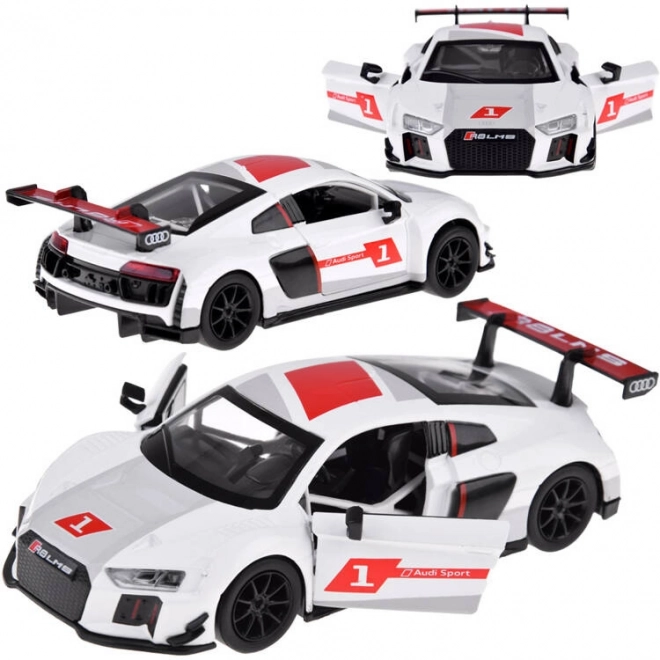 Metallmodel af sportsvognen Audi R8 LMS i skala 1:32