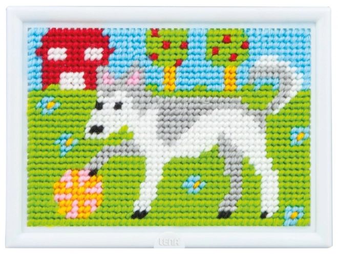 Lena Første broderisæt Hund