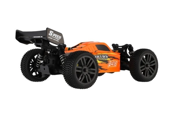 RC Bil Buggy Bonzai Jubatus off-road 30cm plast 2,4GHz med batterier + 2x ekstra pakke i kassen 40x14x21 – Orange