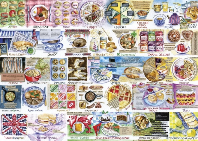 Puzzle Gibsons Pork Pies and Puddings 1000 brikker