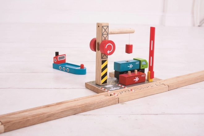 Bigjigs Rail Containerterminal