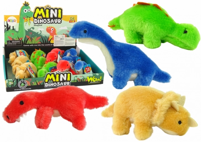 Mini plysbamse dinosaurfigurer 4 typer