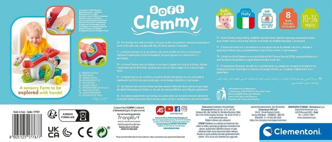 Blød Clemmy Sensorisk Stald med 8 Klodser