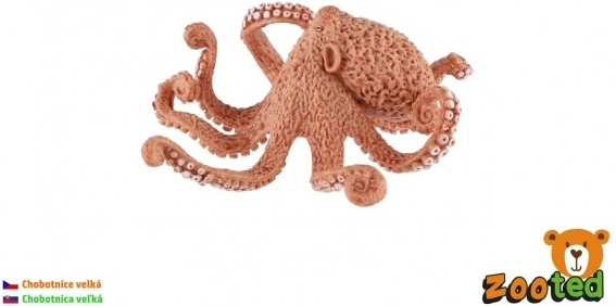Realistisk blækspruttefigur 11 cm plast