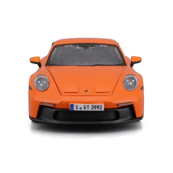 Bburago Porsche 911 GT3 model orange 1:24