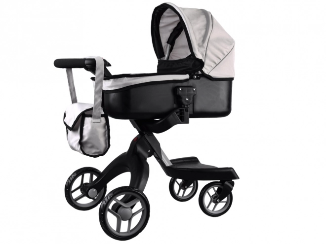 Stor dyb dukkevogn – Beige