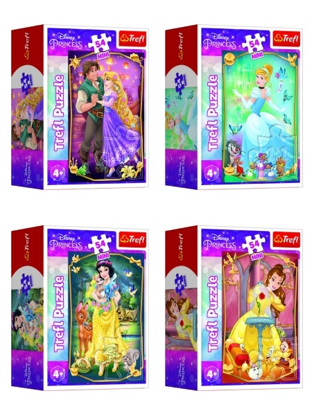Fire magiske prinsessemotiver