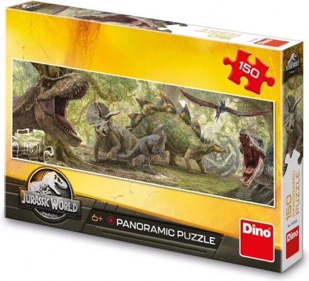 Panoramapuslespil Jurassic World Dino 150 brikker
