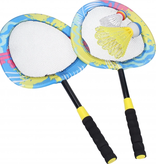 Farverigt badminton sæt til børn