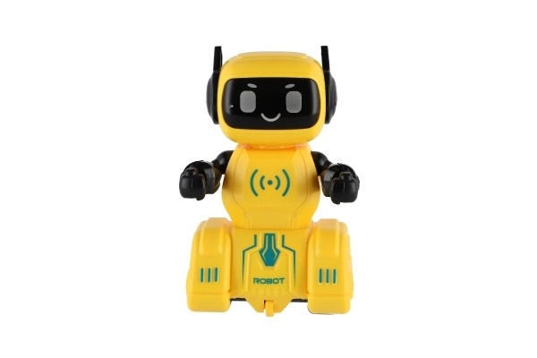 Robot på svinghjul plast 7x11cm