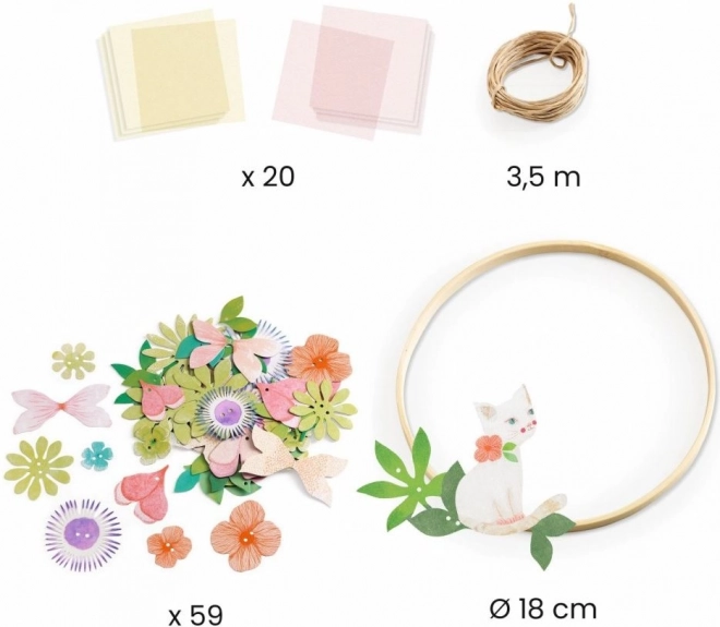 Blomsterring Dalia til samling - DIY fra Djeco
