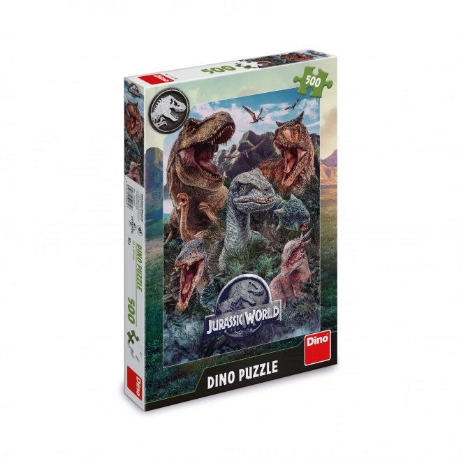 Puslespil Jurassic World 500 brikker