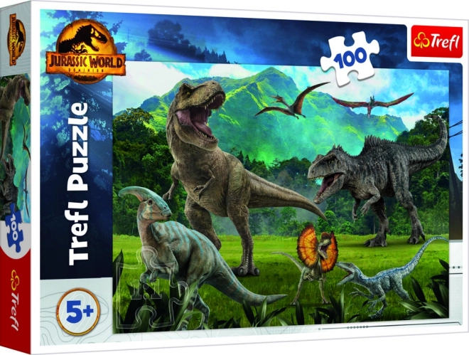 Puslespil dinosaurer Jurassic Park 100 brikker