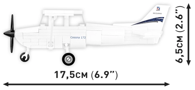 Cobi byggesæt Cessna 172 Skyhawk 160 klodser hvid
